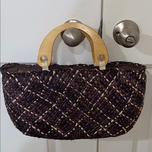 wooven purse